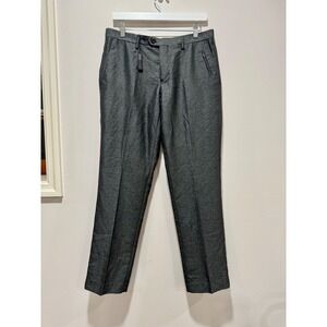 Alberto Cardinali NWT Mens Slim Fit Gray Dress Pants Size 32x30